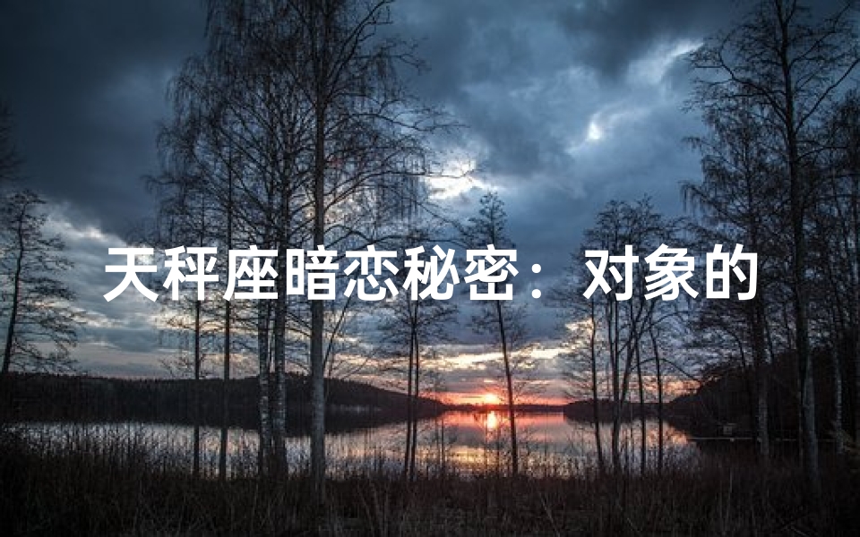 天秤座暗恋秘密：对象的心思