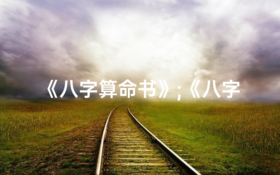 《八字算命书》;《八字命理揭秘：全书讲解与实战指南》