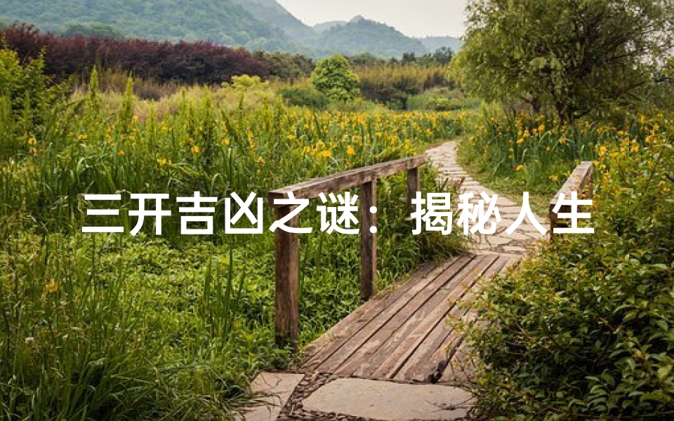 三开吉凶之谜：揭秘人生三开的命运走向