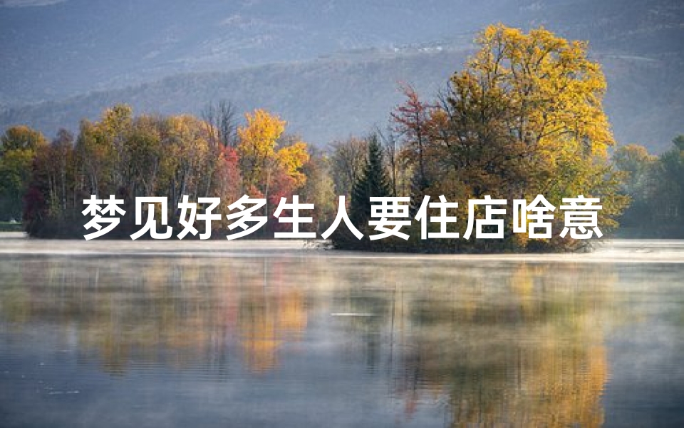 梦见好多生人要住店啥意思-梦见好多生人在我家吃饭