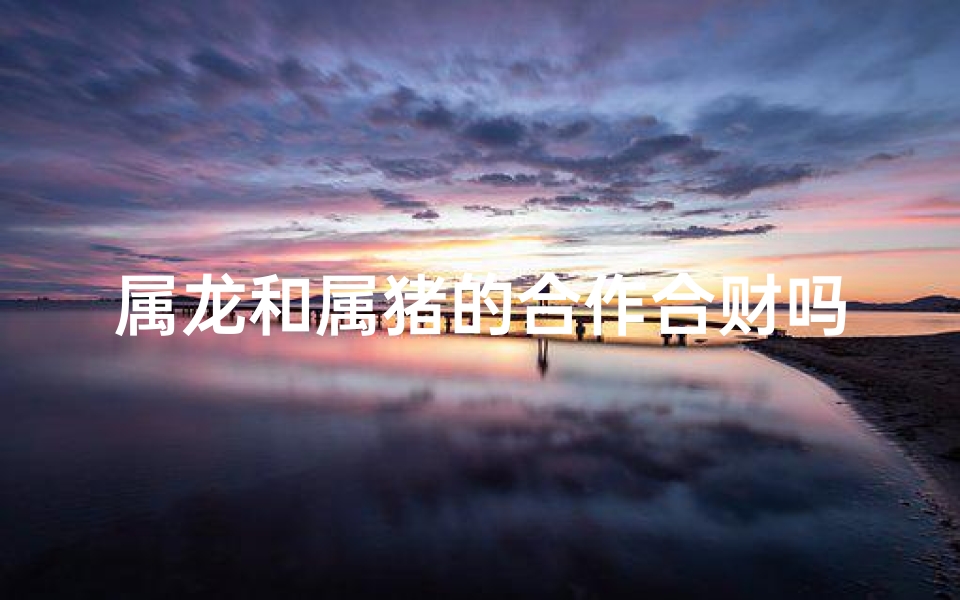 属龙和属猪的合作合财吗好吗—龙猪携手，财运亨通