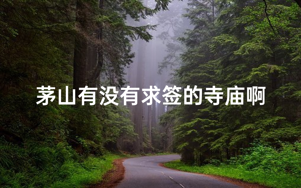 茅山有没有求签的寺庙啊-茅山有没有求签的寺庙啊多少钱