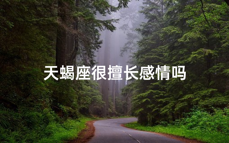 天蝎座很擅长感情吗