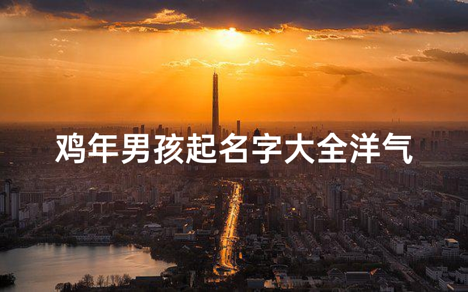 鸡年男孩起名字大全洋气(鸡年好听的男宝宝名字大全)