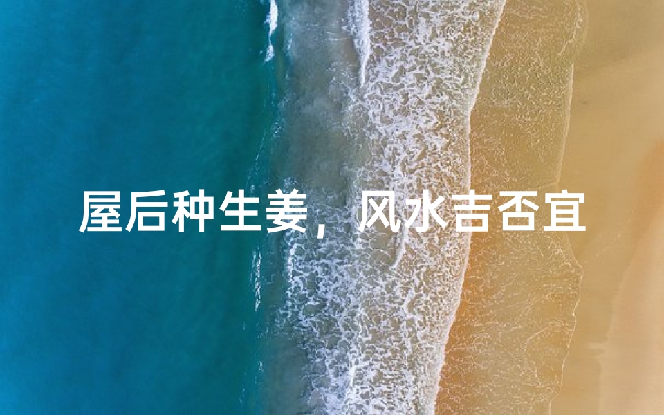 屋后种生姜，风水吉否宜深思