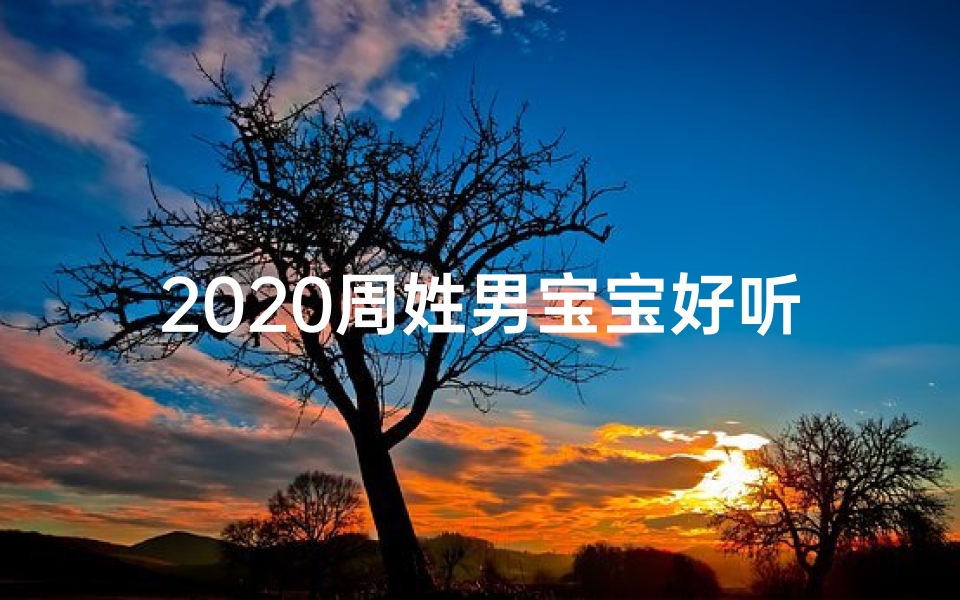 2020周姓男宝宝好听的名字(周姓男宝宝霸气好听的名字：威震四方，雄心万丈)