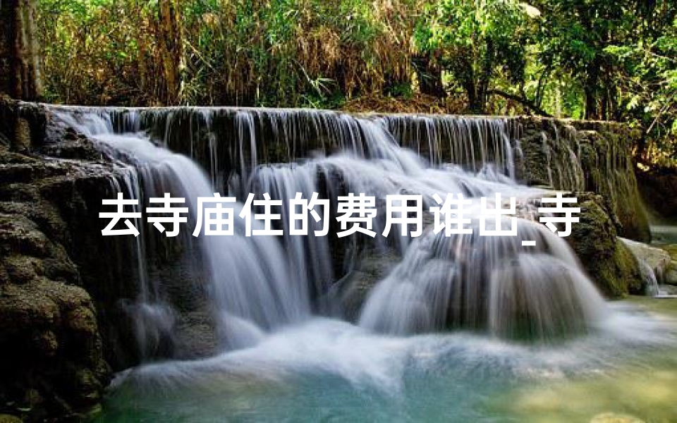 去寺庙住的费用谁出_寺庙住宿费用，究竟谁买单？
