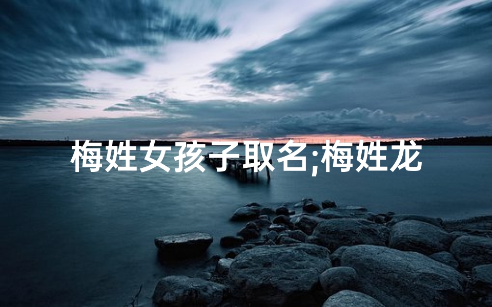 梅姓女孩子取名;梅姓龙宝宝：传承龙韵，绽放梅香新篇章