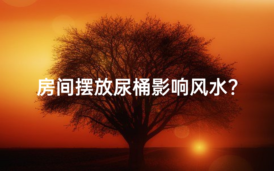 房间摆放尿桶影响风水？揭秘家居风水禁忌