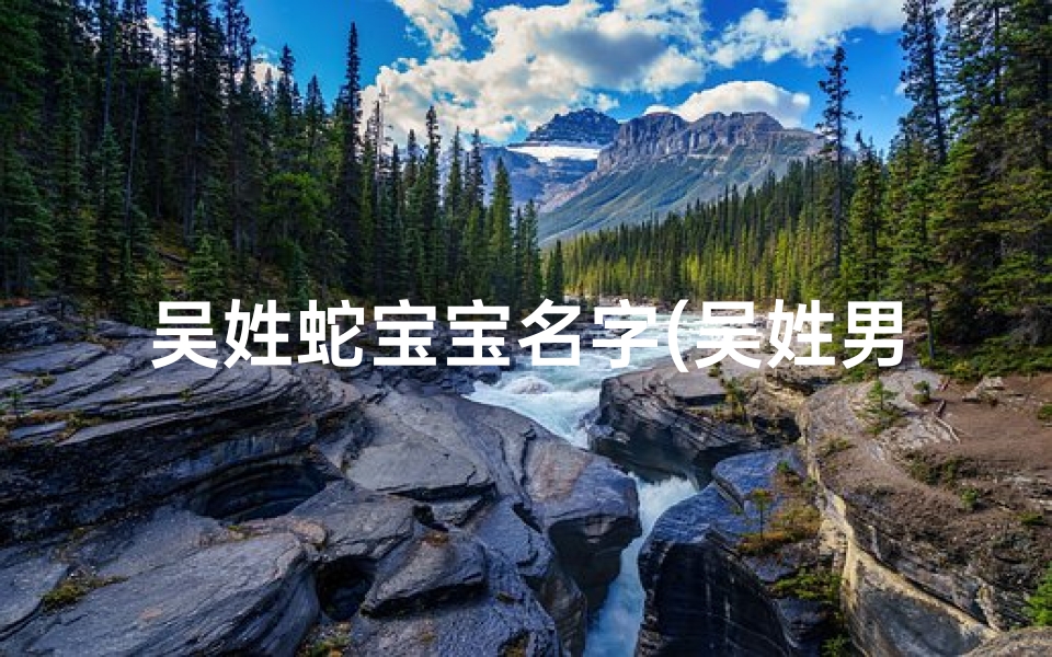 吴姓蛇宝宝名字(吴姓男孩名字大全2021属蛇)