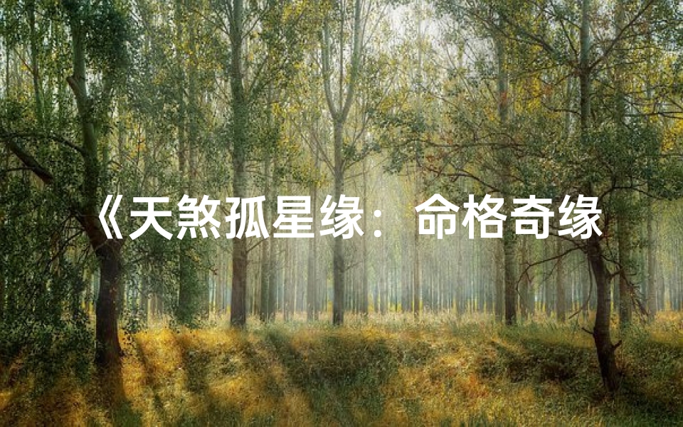 《天煞孤星缘：命格奇缘配对记》