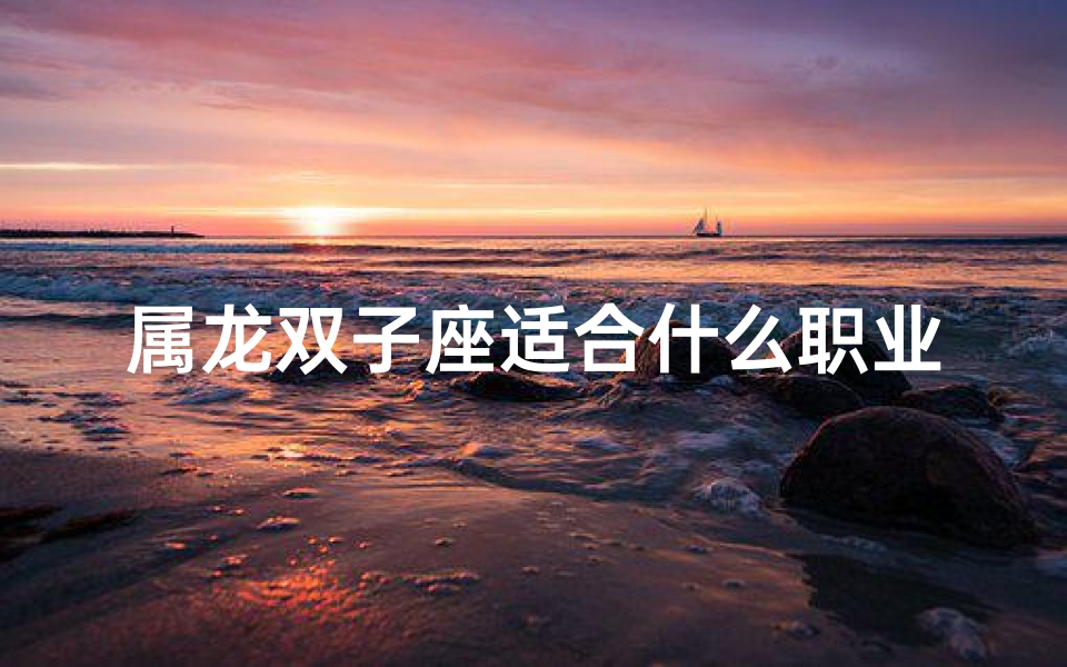 属龙双子座适合什么职业;属龙双子座：揭秘最适合的职业方向