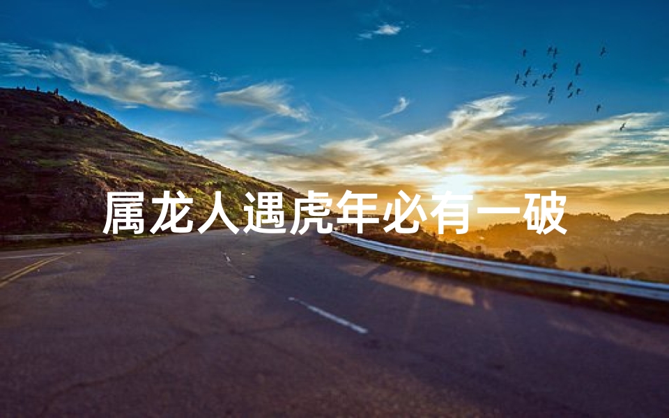 属龙人遇虎年必有一破