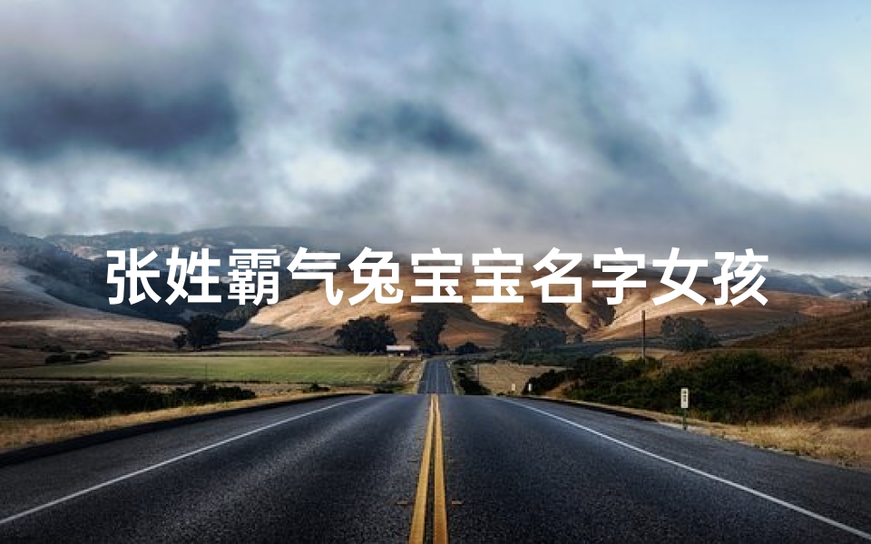张姓霸气兔宝宝名字女孩