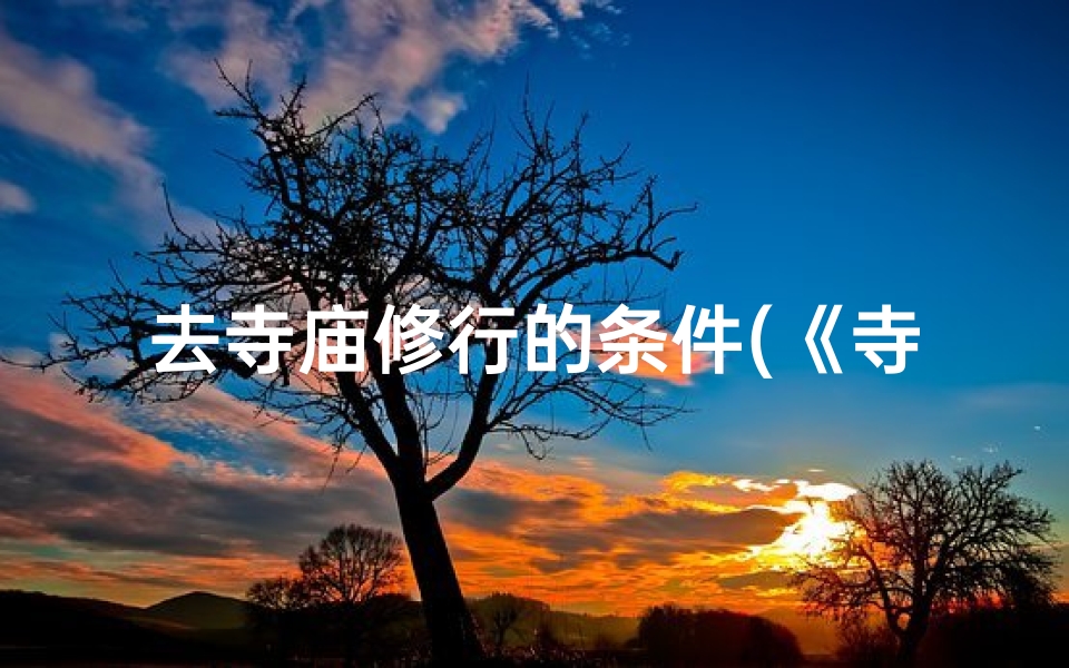 去寺庙修行的条件(《寺庙修行必备条件揭秘》)