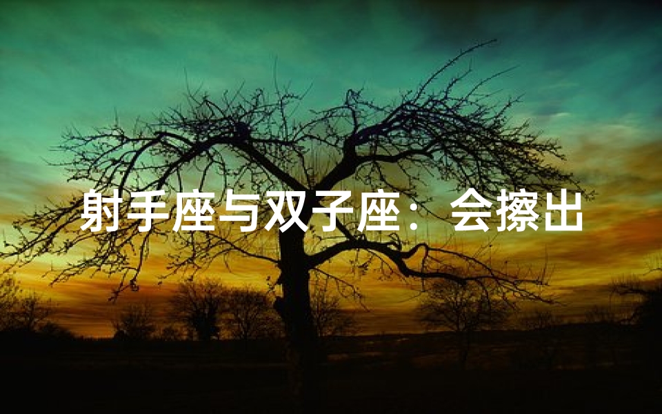射手座与双子座：会擦出爱的火花吗？