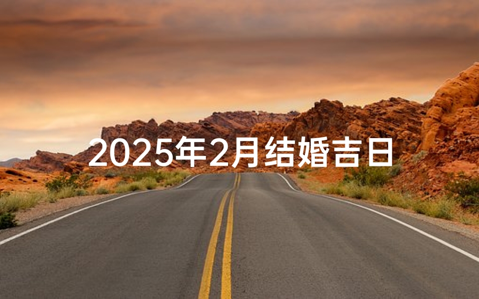 2025年2月结婚吉日视频—《2025年2月梦幻婚礼吉日精选》