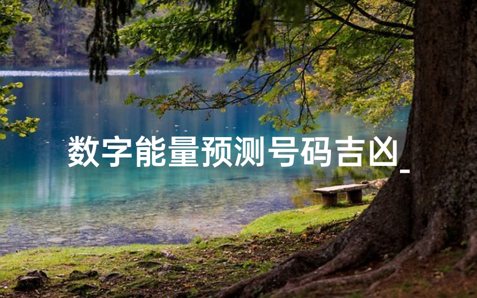 数字能量预测号码吉凶_《揭秘数字能量吉凶：一测便知运势好坏》