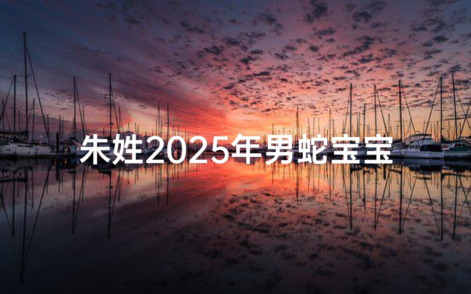 朱姓2025年男蛇宝宝取名—朱姓2025年男蛇宝宝：吉祥如意，未来之星闪耀登场
