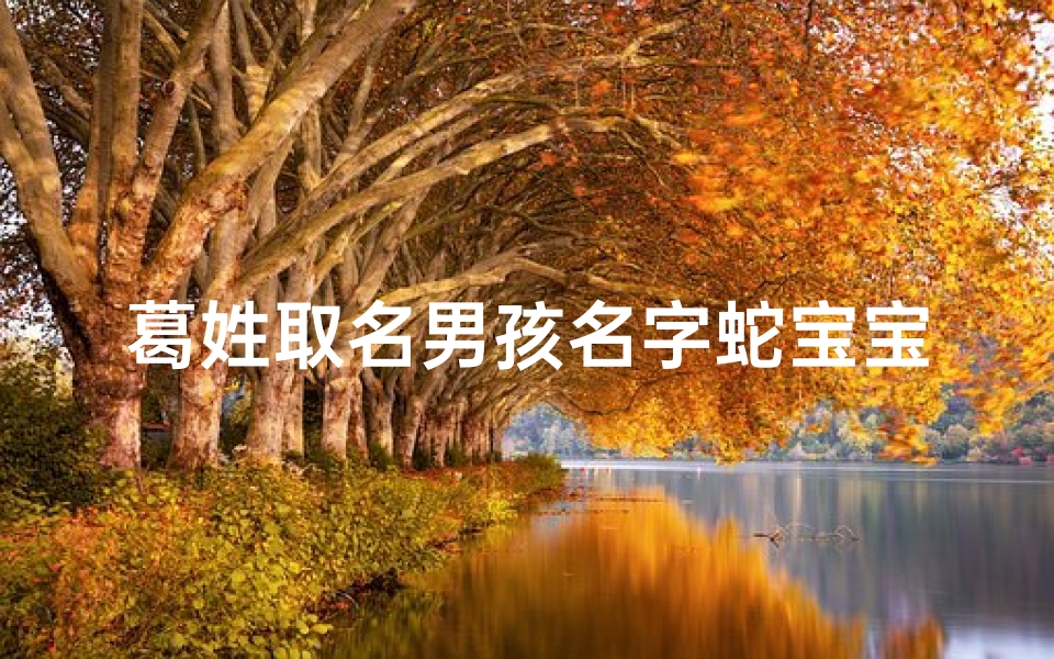 葛姓取名男孩名字蛇宝宝,《葛姓蛇宝宝：探寻独特寓意与吉祥名字》