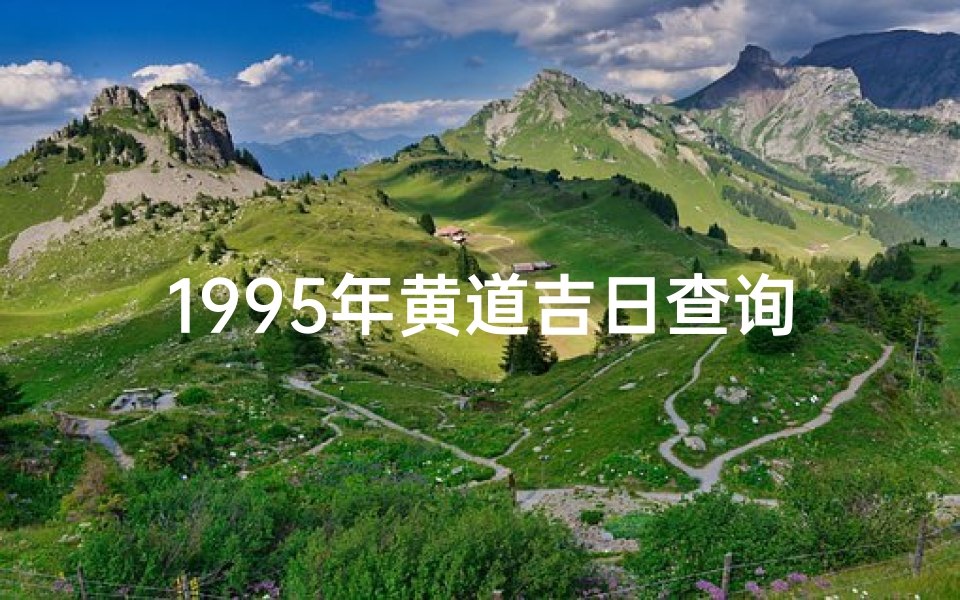 1995年黄道吉日查询