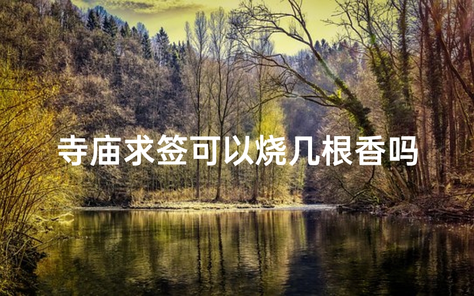 寺庙求签可以烧几根香吗_寺庙求签可以问几个问题