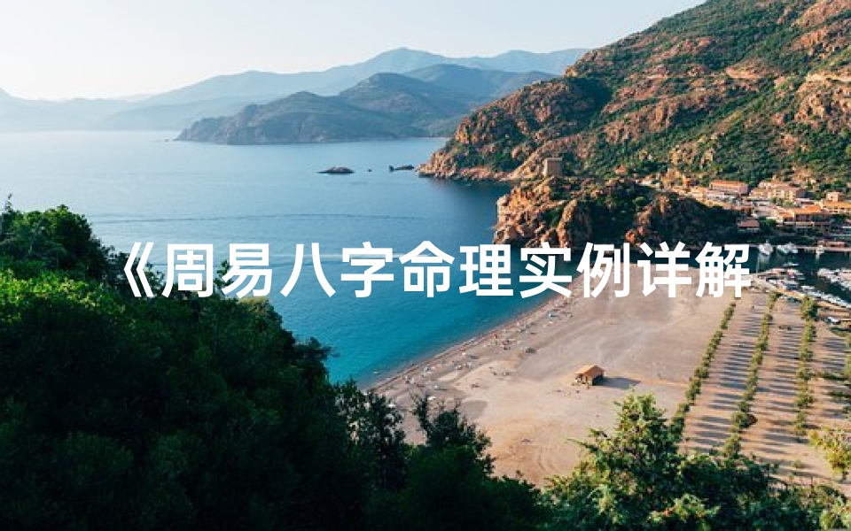 《周易八字命理实例详解大全》