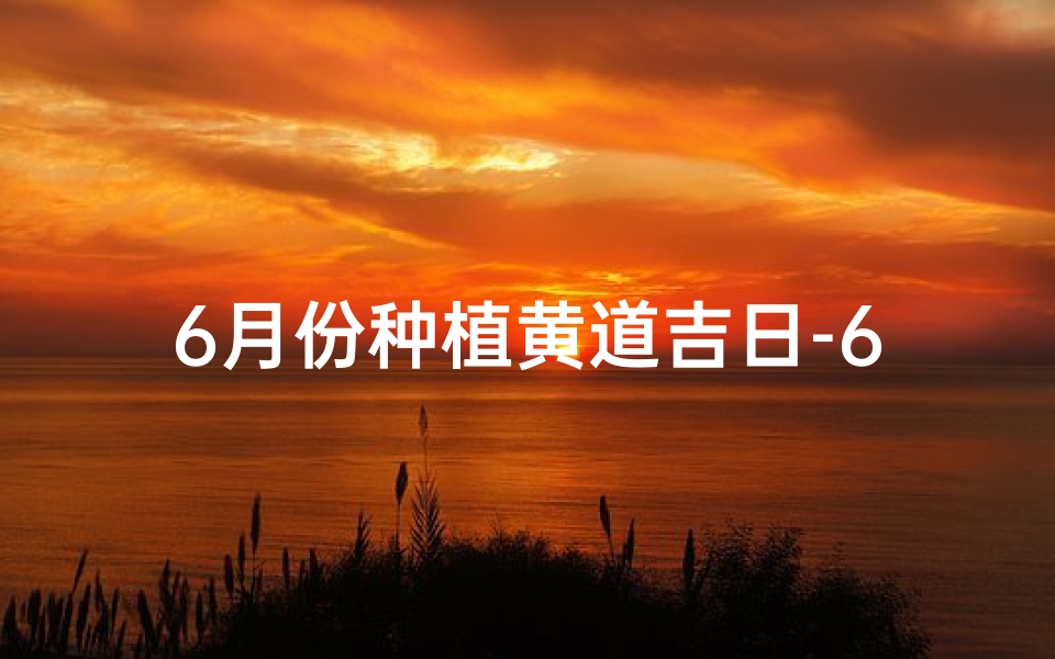 6月份种植黄道吉日-6月种植黄道吉日：最佳播种时机揭晓