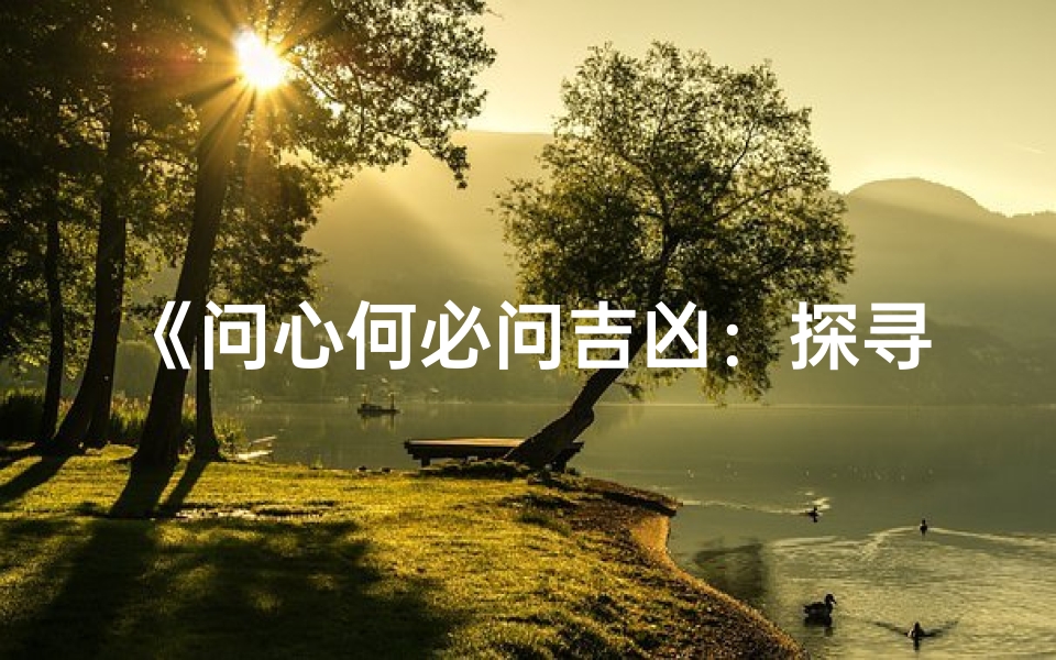 《问心何必问吉凶：探寻人生真谛》