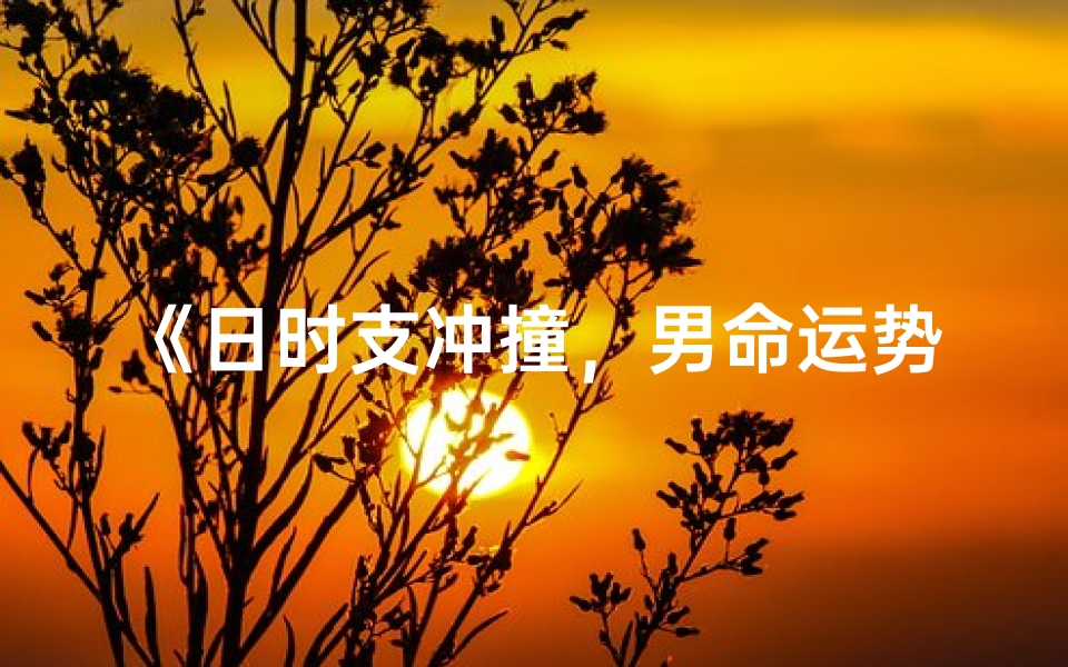 《日时支冲撞，男命运势起伏之谜》