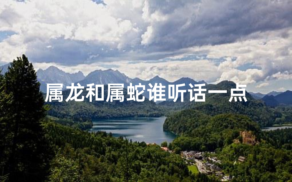 属龙和属蛇谁听话一点