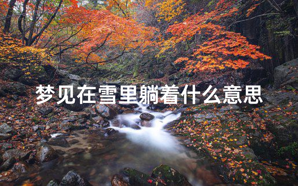 梦见在雪里躺着什么意思,梦见在雪里躺着什么意思啊