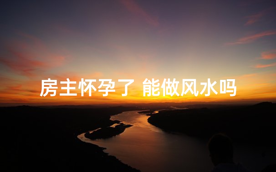 房主怀孕了 能做风水吗(房主怀孕了 能做风水吗视频)