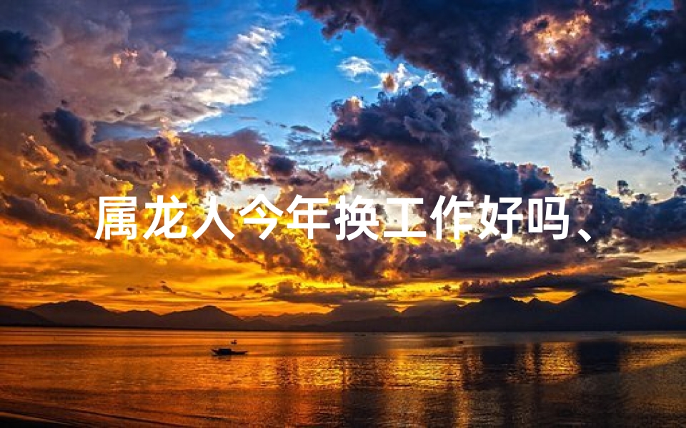 属龙人今年换工作好吗、属龙人明年转型新机遇：开启职业生涯新篇章