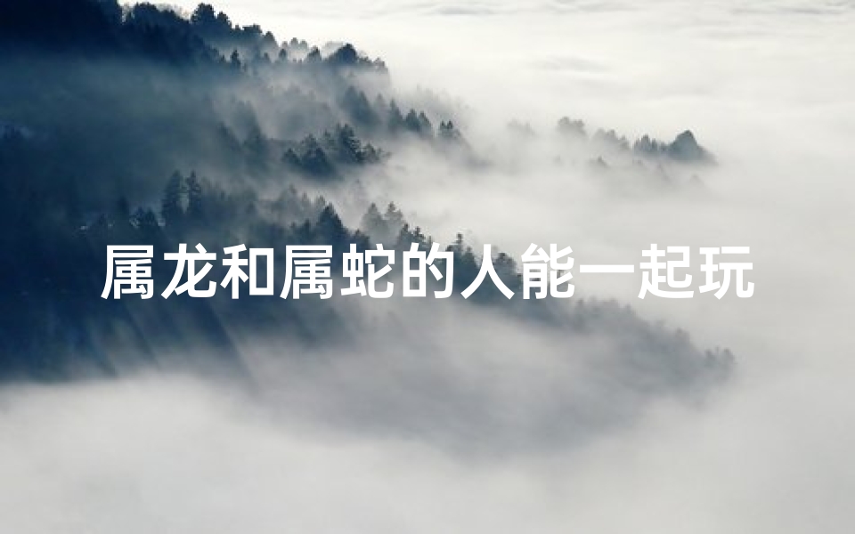 属龙和属蛇的人能一起玩吗？—属龙属蛇能拼财吗？财运相生揭秘