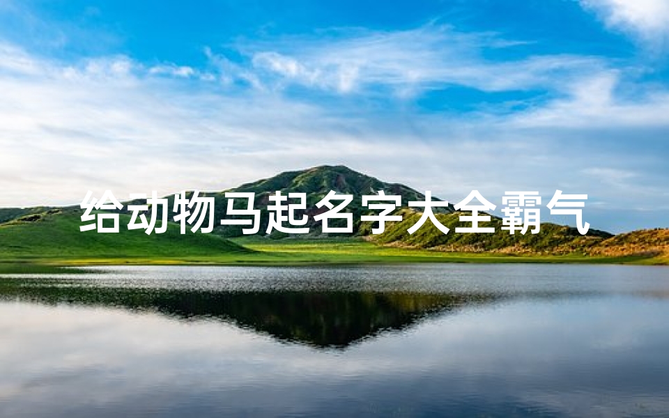 给动物马起名字大全霸气(属马的宝宝起名字适宜的字)