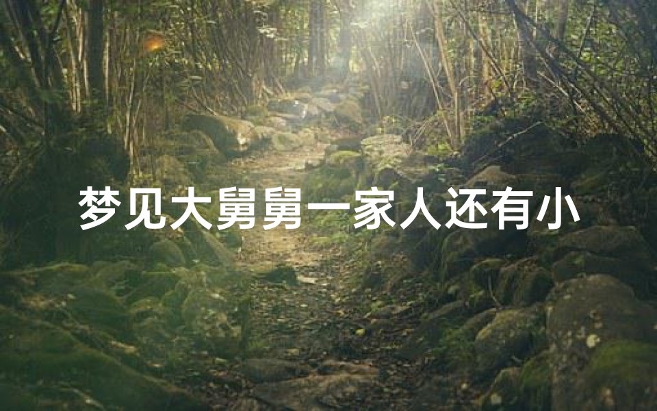 梦见大舅舅一家人还有小舅舅—梦见大舅舅一家人还有小舅舅什么意思