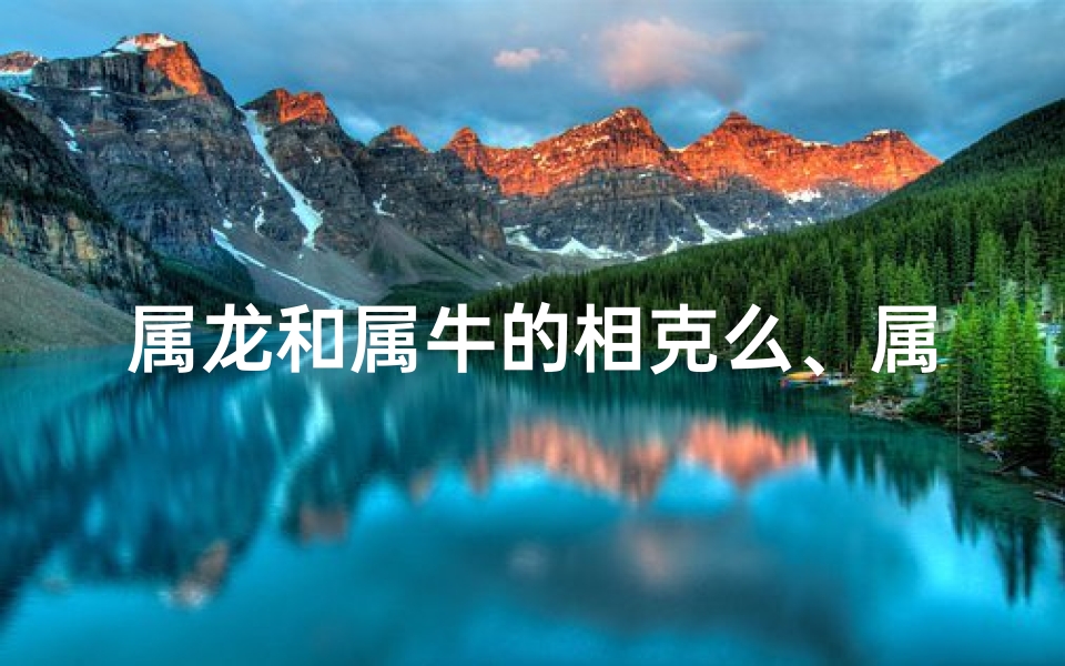 属龙和属牛的相克么、属龙跟属牛的相克吗
