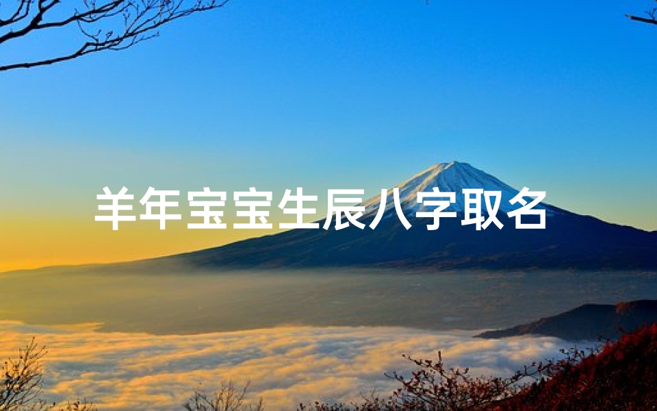羊年宝宝生辰八字取名 五行属金的名字-带金属羊宝宝名字大全：寓意吉祥的金羊宝宝起名攻略
