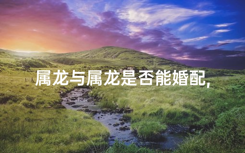 属龙与属龙是否能婚配,属龙和属龙的能婚配吗