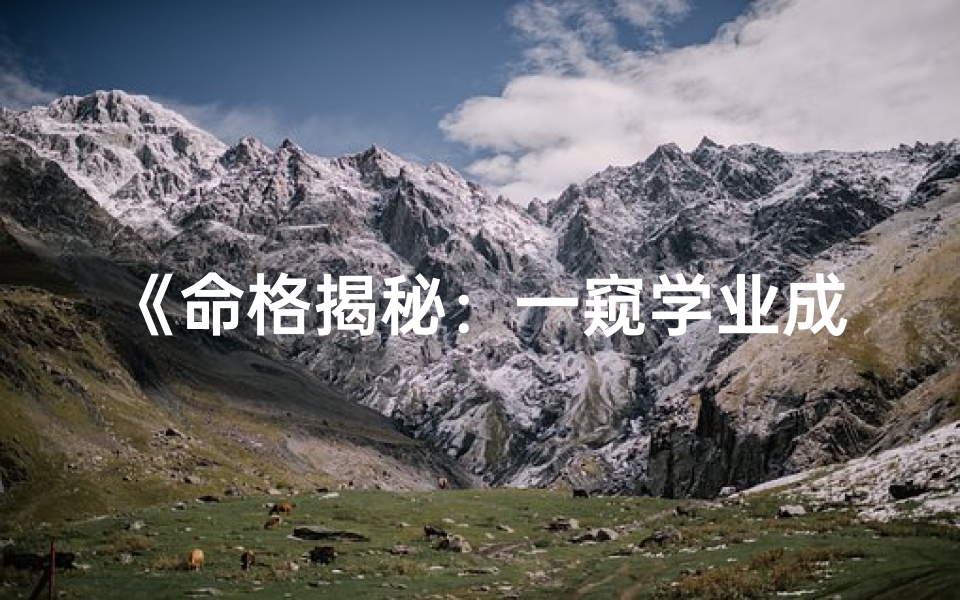 《命格揭秘：一窥学业成败之谜》