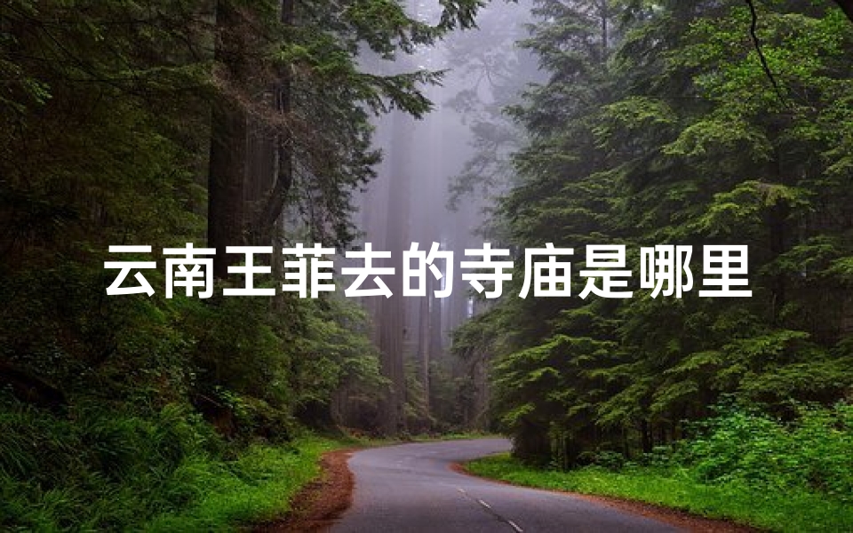 云南王菲去的寺庙是哪里