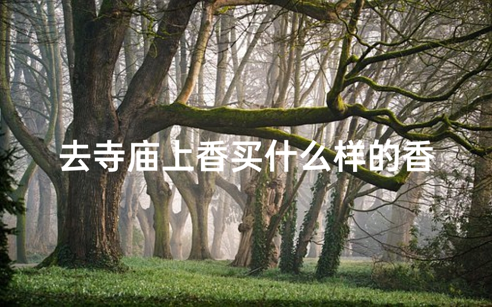 去寺庙上香买什么样的香