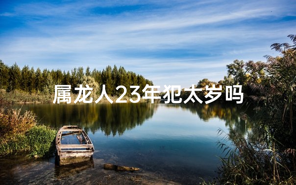 属龙人23年犯太岁吗