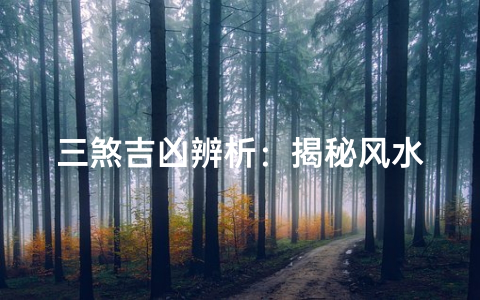 三煞吉凶辨析：揭秘风水布局关键