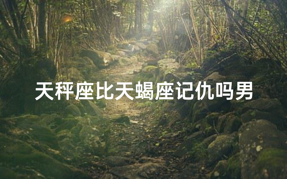 天秤座比天蝎座记仇吗男生