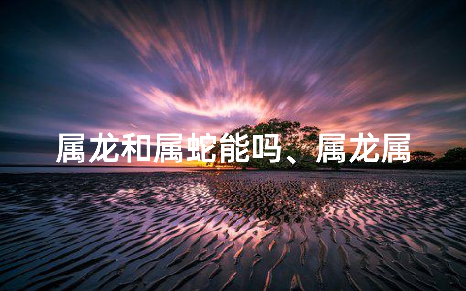 属龙和属蛇能吗、属龙属蛇能吗？风水解析揭秘