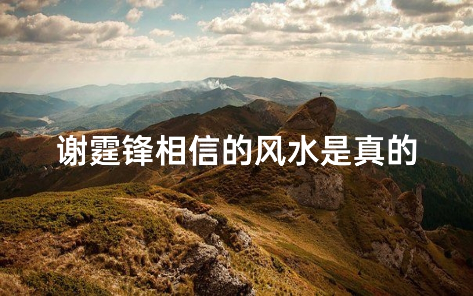 谢霆锋相信的风水是真的吗