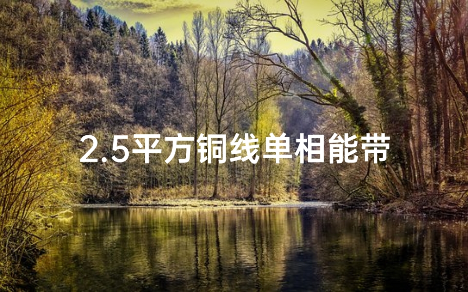 2.5平方铜线单相能带多少千瓦,寺庙祈福专用鲜花：心香一瓣祈平安