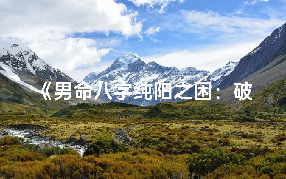 《男命八字纯阳之困：破解阳刚之厄运》